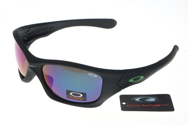 Wholesale Oakley Pit Bull Sunglasses Multicolor Lens Black Frame